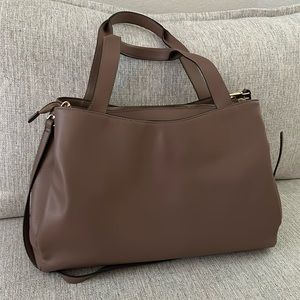 Large Brown/Toupe Tote Purse